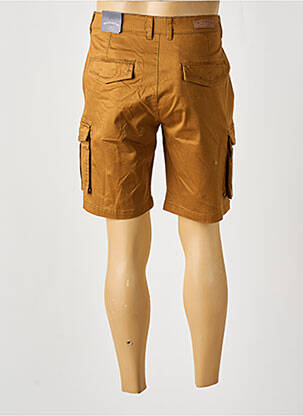 Bermuda coupe droite taille normale marron BRUCE & BUTLER  homme