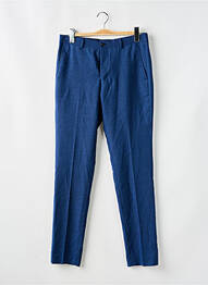 Pantalon slim fermeture zippée sous rabat boutonné taille normale bleu JACK & JONES homme
