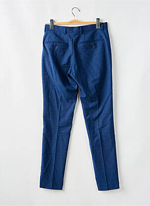 Pantalon slim fermeture zippée sous rabat boutonné taille normale bleu JACK & JONES homme