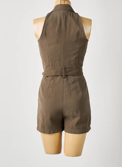 Combishort vert MORGAN pour femme