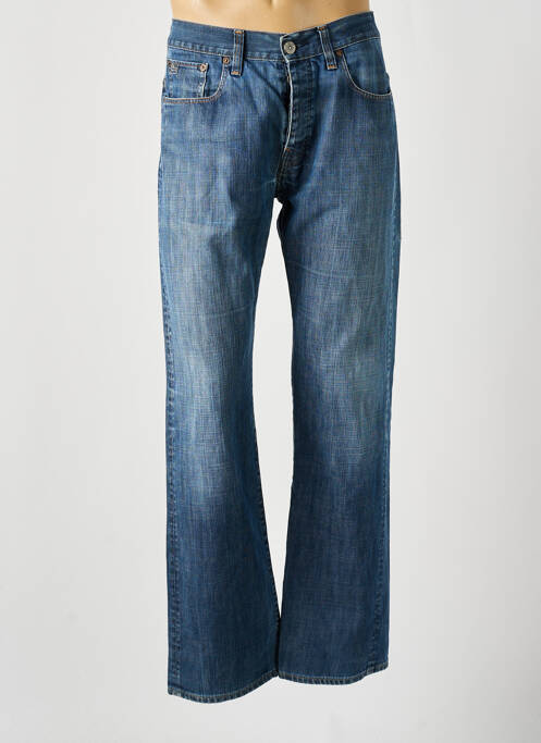 Jeans coupe droite bleu RAW-7 pour homme