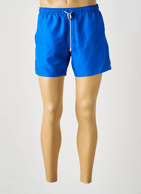 Short de bain bleu BRUCE & BUTLER  pour homme