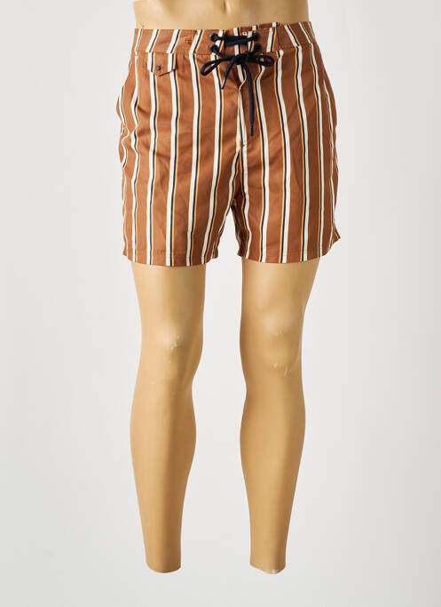 Short marron LE FABULEUX MARCEL DE BRUXELLES pour homme