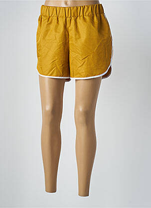 Short coupe droite taille haute jaune LE FABULEUX MARCEL DE BRUXELLES femme