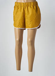 Short coupe droite taille haute jaune LE FABULEUX MARCEL DE BRUXELLES femme