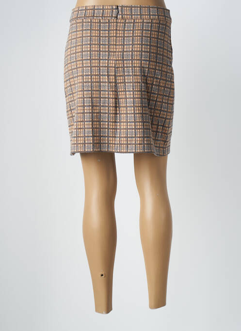 Jupe courte beige CEMI pour femme