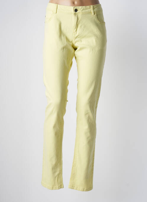 Pantalon slim jaune FLAIR pour femme