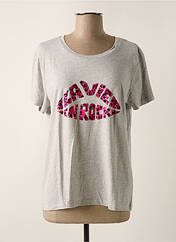 T-shirt gris IKKS pour femme seconde vue