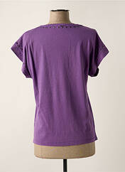 T-shirt violet IKKS pour femme seconde vue