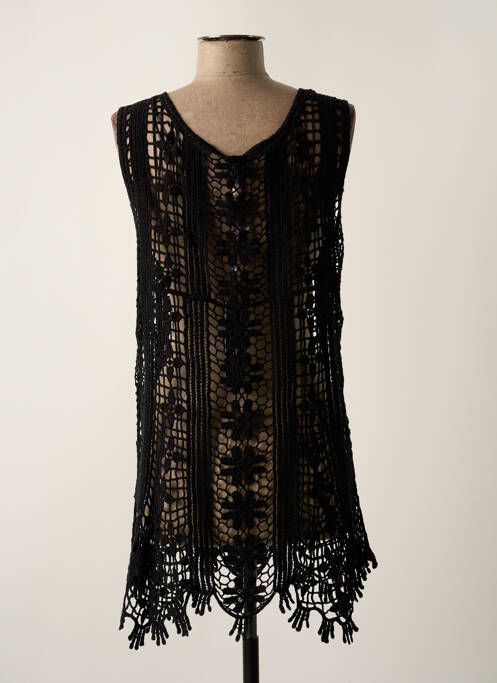 Robe de plage noir BANANA MOON pour femme