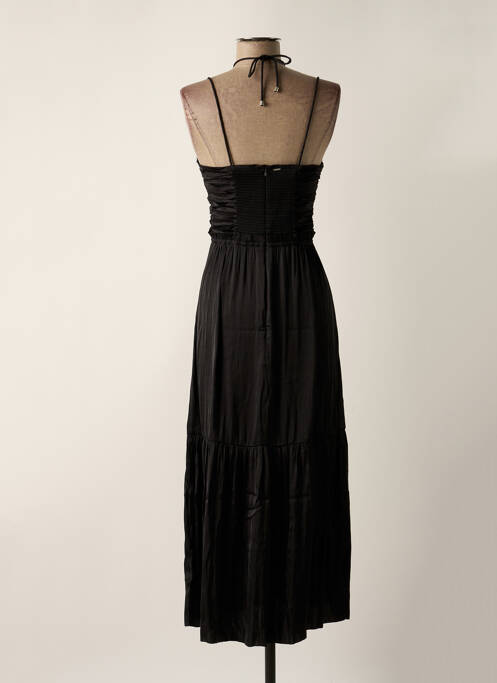 Robe mi-longue noir IKKS pour femme