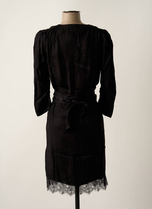 Robe mi-longue noir IKKS pour femme