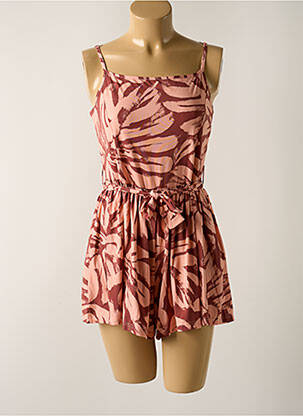 Combishort coupe fluide fines bretelles rose BANANA MOON femme