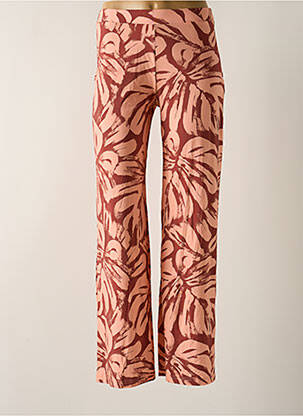 Pantalon large coupe fluide taille haute rose BANANA MOON femme