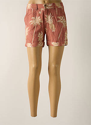 Short fermeture zippée sous rabat boutonné taille normale rose BANANA MOON femme