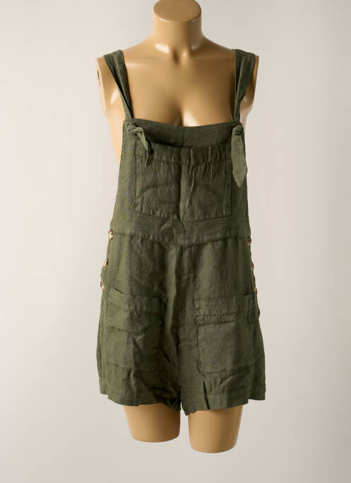 Combishort vert BANANA MOON pour femme