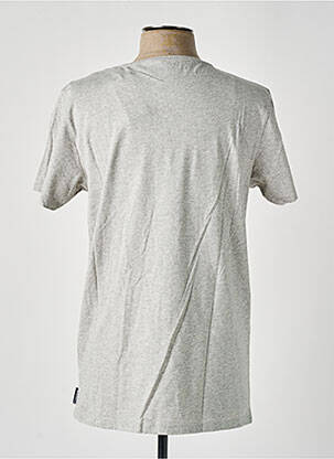 T-shirt tissage chiné manches courtes gris PULL IN homme