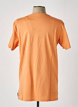 T-shirt broderie manches courtes orange PULL IN homme