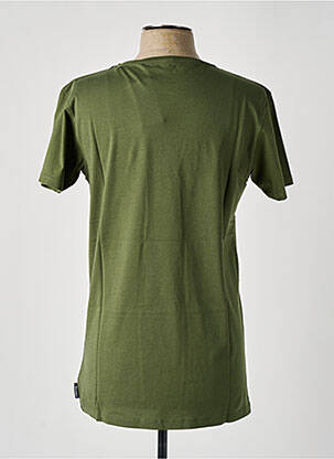 T-shirt broderie manches courtes vert PULL IN homme