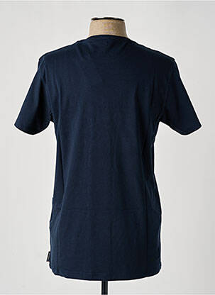T-shirt broderie manches courtes bleu PULL IN homme
