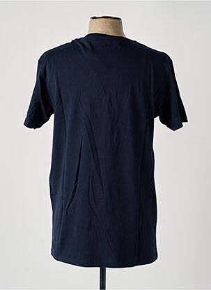 T-shirt broderie manches courtes bleu PULL IN homme