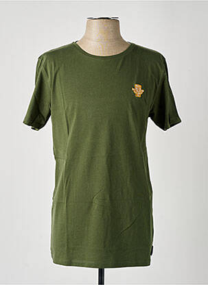 T-shirt broderie manches courtes vert PULL IN homme