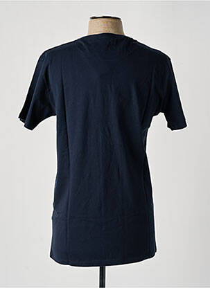 T-shirt broderie manches courtes bleu PULL IN homme