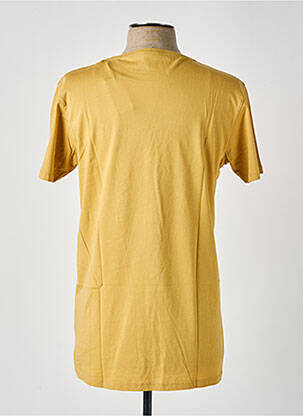 T-shirt broderie manches courtes jaune PULL IN homme