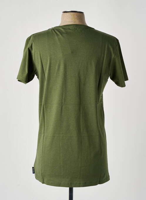 T-shirt broderie manches courtes vert PULL IN homme