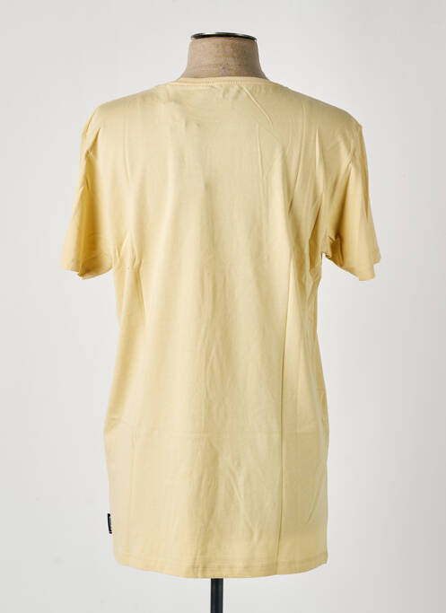 T-shirt broderie manches courtes jaune PULL IN homme