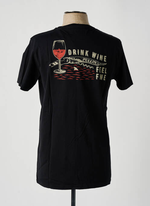 T-shirt noir PULL IN pour homme