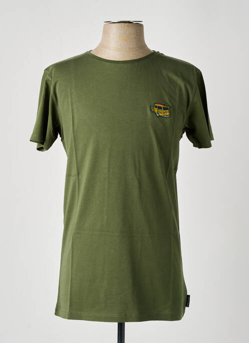 T-shirt vert PULL IN pour homme