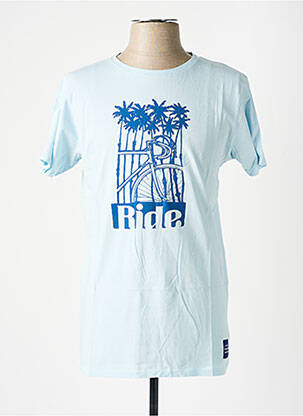 T-shirt stretch manches courtes bleu PULL IN homme