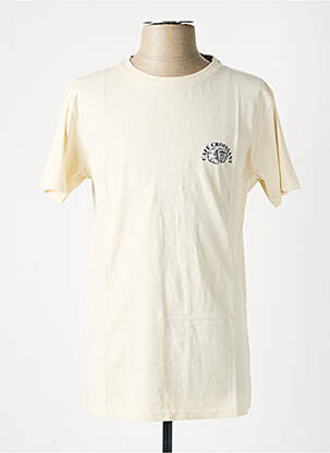 T-shirt stretch manches courtes beige PULL IN homme