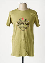 T-shirt vert PULL IN pour homme seconde vue