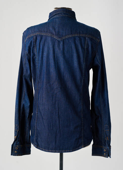 Chemise manches longues bleu PULL IN pour homme