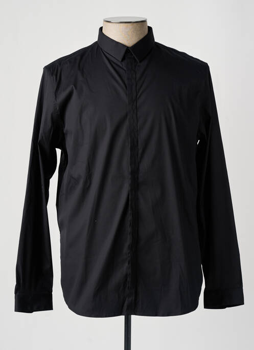 Chemise manches longues noir IKKS pour homme