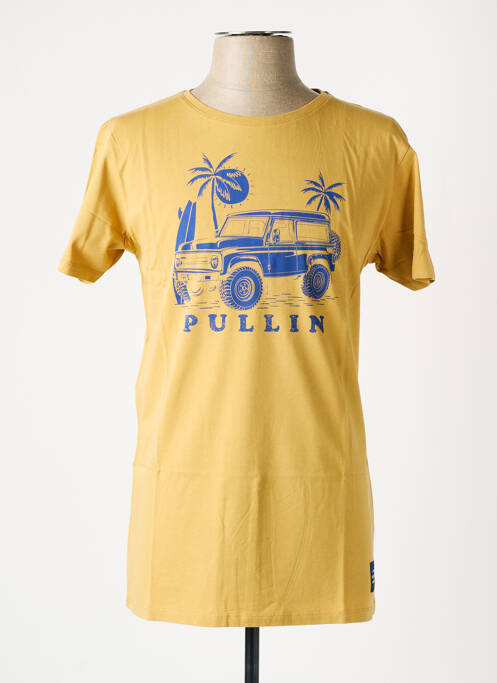 T-shirt jaune PULL IN pour homme