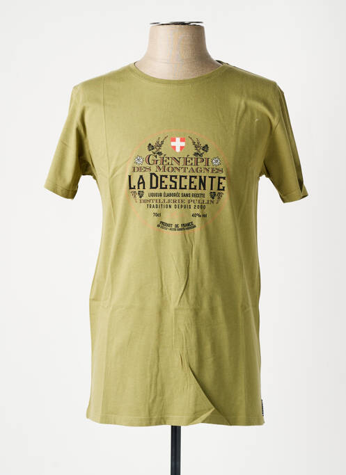 T-shirt vert PULL IN pour homme