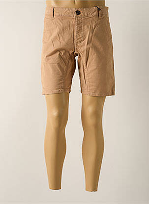 Bermuda taille élastique taille normale beige PULL IN homme