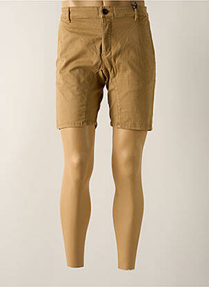 Bermuda taille élastique taille normale beige fonce PULL IN homme