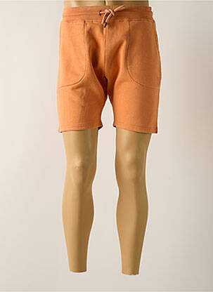 Bermuda taille élastique taille normale orange PULL IN homme