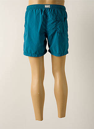 Short de bain effet matière satinée bleu BANANA MOON homme