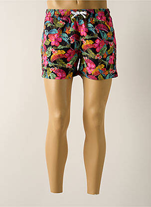 Short de bain imprimé tie and dye noir BANANA MOON homme