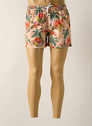 Short de bain imprimé tie and dye orange BANANA MOON homme