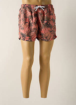 Short de bain imprimé tie and dye orange BANANA MOON homme