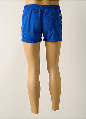 Short de bain effet matière satinée bleu BANANA MOON homme