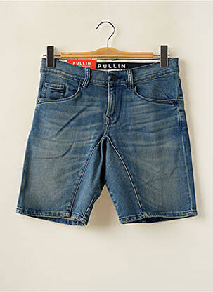 Bermuda tissage denim taille normale bleu PULL IN homme