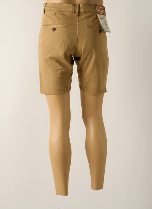 Bermuda taille élastique taille normale beige fonce PULL IN homme