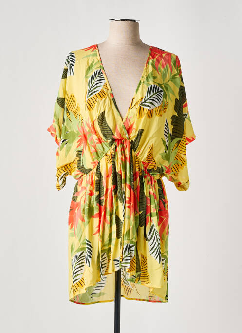 Robe de plage jaune DESIGUAL pour femme